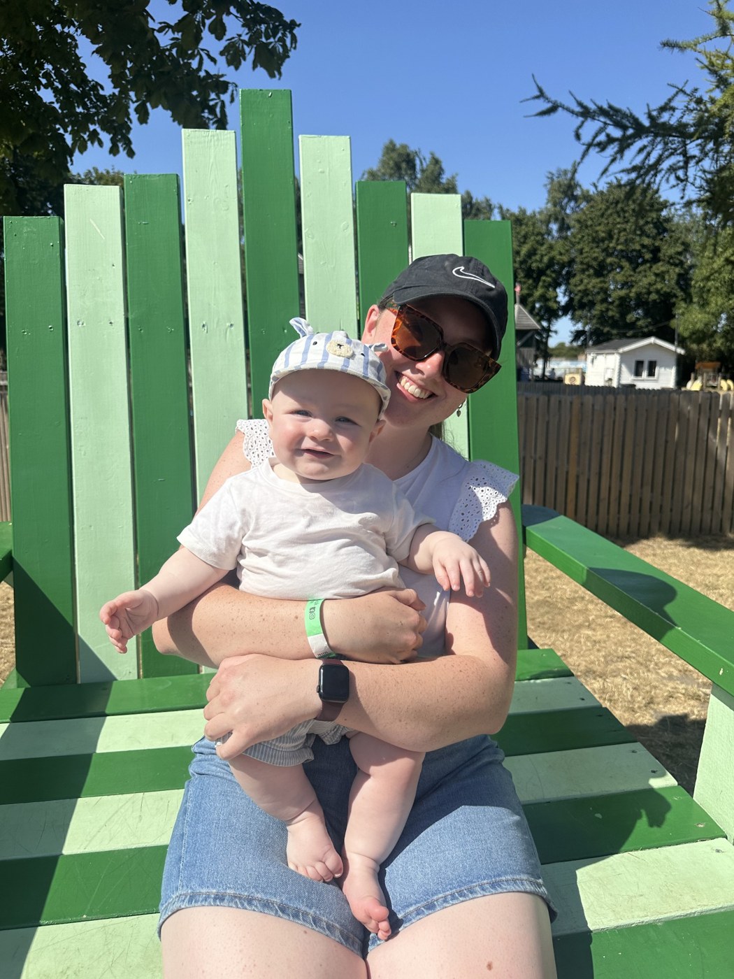 Lauren enjoying a family day out